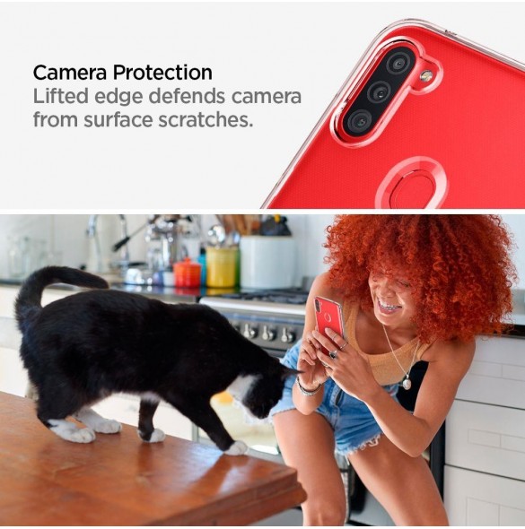 Ett elegant fodral för Med det här omslaget kommer du att vara lugn mot Samsung Galaxy A11.