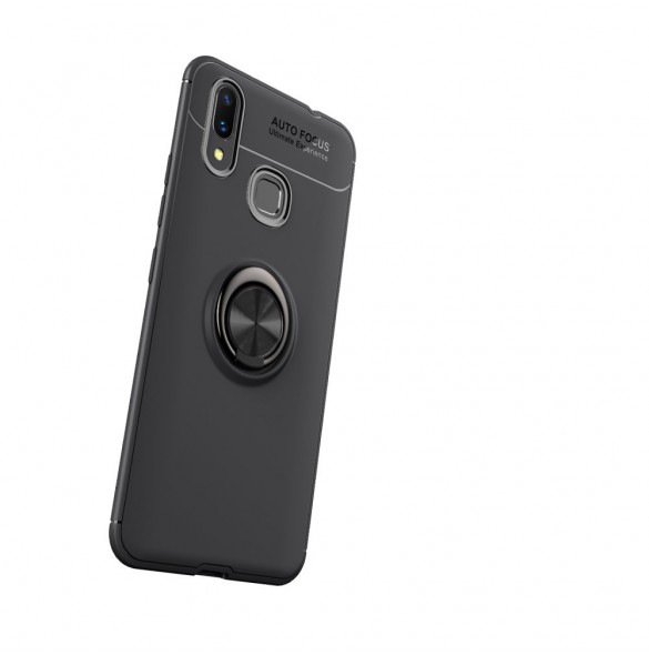 Finger Ring Kickstand TPU Case till Huawei nova 3 - Svart
