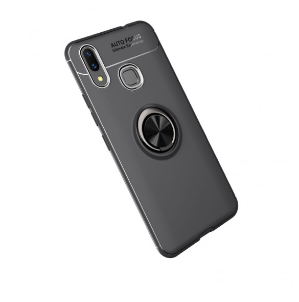 Finger Ring Kickstand TPU Case till Huawei nova 3 - Svart