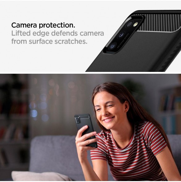 Ett snyggt omslag till Samsung Galaxy A41 i kvalitativt material.