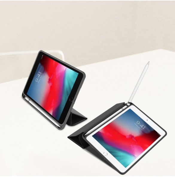 DUX DUCIS Skin Pad-tabletter med flera vinklar och Smart Sleep-funktion för iPad Mini 4 / iPad Mini 2019  - Svart