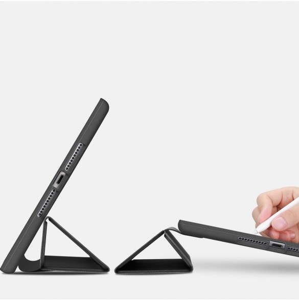 DUX DUCIS Skin Pad-tabletter med flera vinklar och Smart Sleep-funktion för iPad Mini 4 / iPad Mini 2019  - Svart