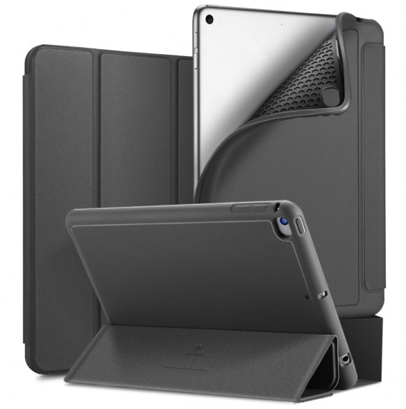 DUX DUCIS Skin Pad-tabletter med flera vinklar och Smart Sleep-funktion för iPad Mini 4 / iPad Mini 2019  - Svart