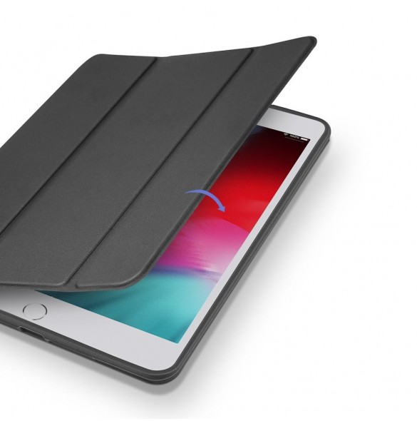 DUX DUCIS Skin Pad-tabletter med flera vinklar och Smart Sleep-funktion för iPad Mini 4 / iPad Mini 2019  - Svart