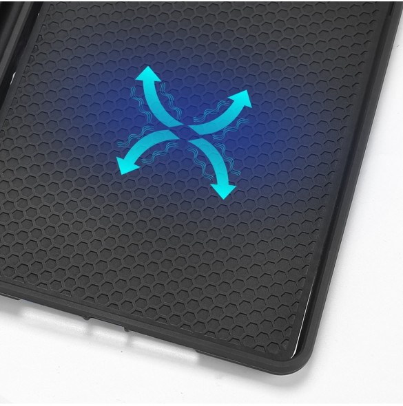 DUX DUCIS Skin Pad-tabletter med flera vinklar och Smart Sleep-funktion för iPad Mini 4 / iPad Mini 2019  - Svart