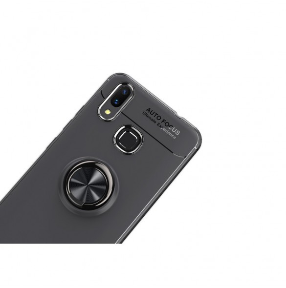 Finger Ring Kickstand TPU Case till Huawei nova 3 - Svart