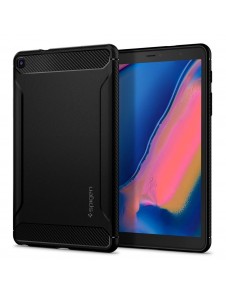 Matt svart och väldigt snyggt omslag Samsung Galaxy Tab A 8.0 & S Pen (2019).