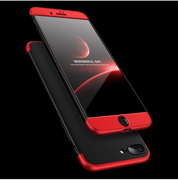 JollyFX 360 Skydd Fram och Bak Fodral Full Body Skal Apple iPhone 8/7 - Svart