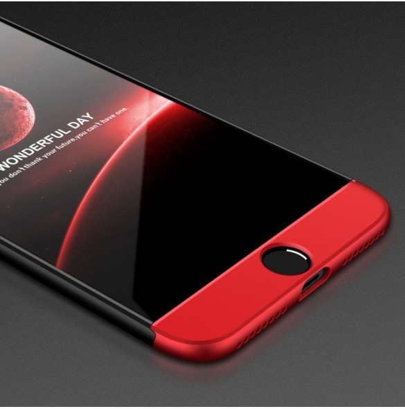 JollyFX 360 Skydd Fram och Bak Fodral Full Body Skal Apple iPhone 8/7 - Svart