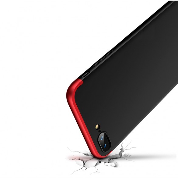 JollyFX 360 Skydd Fram och Bak Fodral Full Body Skal Apple iPhone 8/7 - Svart
