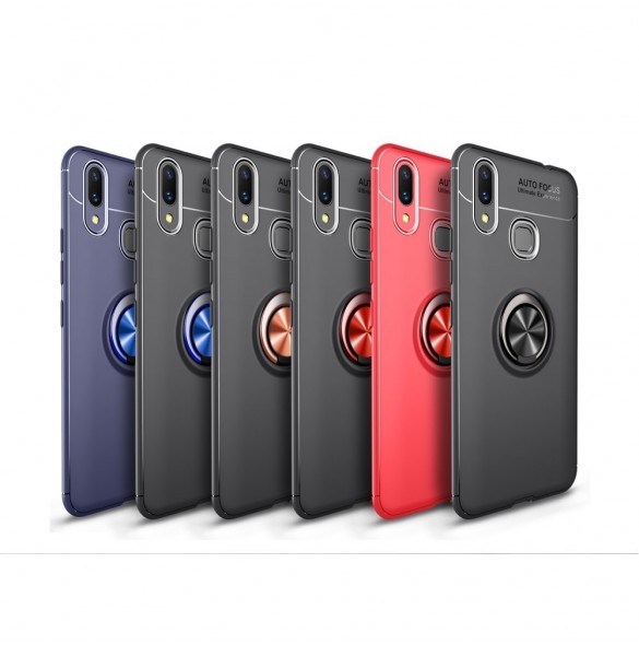 Finger Ring Kickstand TPU Case till Huawei nova 3 - Svart