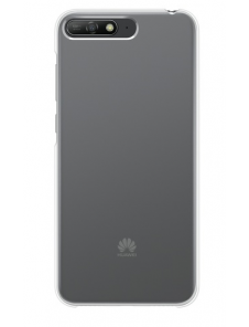 Genomskinlig och mycket snygg täcka Huawei Y6 2018.