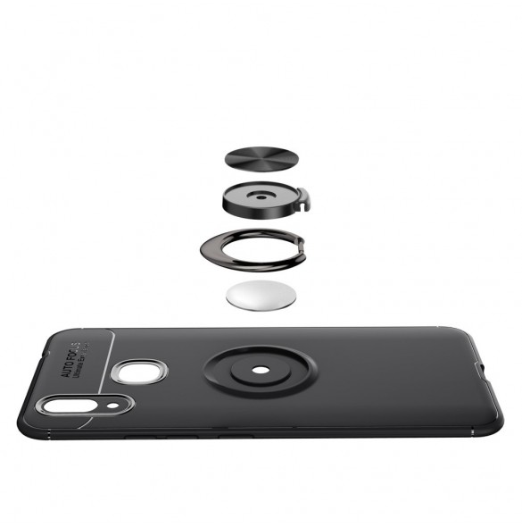 Finger Ring Kickstand TPU Case till Huawei nova 3 - Svart