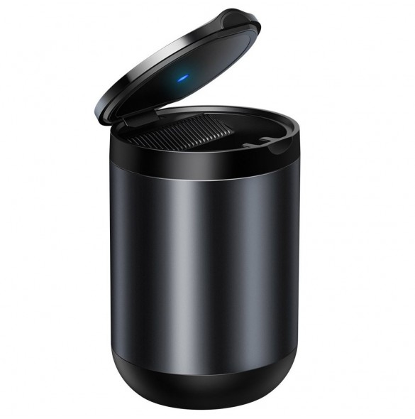 Baseus mini-bil askfat med LED-ljus - Light Grey (CRYHG01-0G)