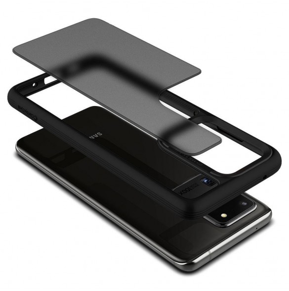 Svart och väldigt snyggt omslag Samsung Galaxy S20 Ultra.