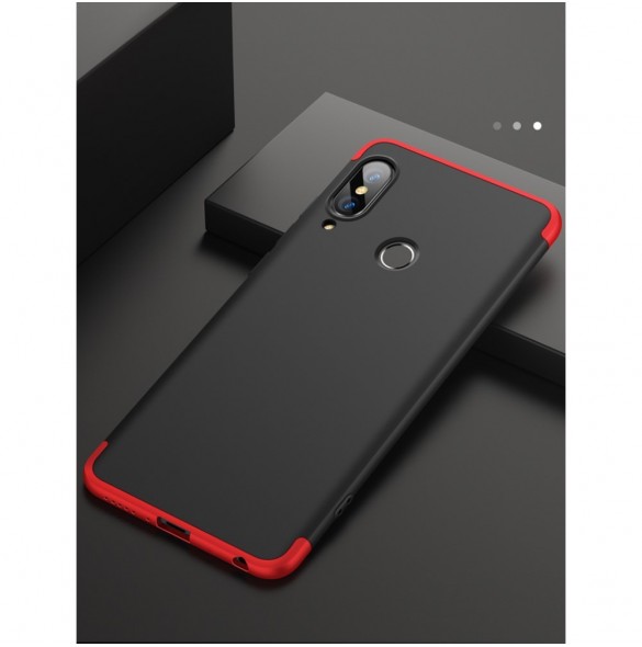 JollyFX Mate PC Skal till Huawei nova 3 - Svart / Röd