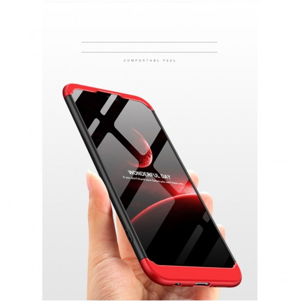 JollyFX Mate PC Skal till Huawei nova 3 - Svart / Röd