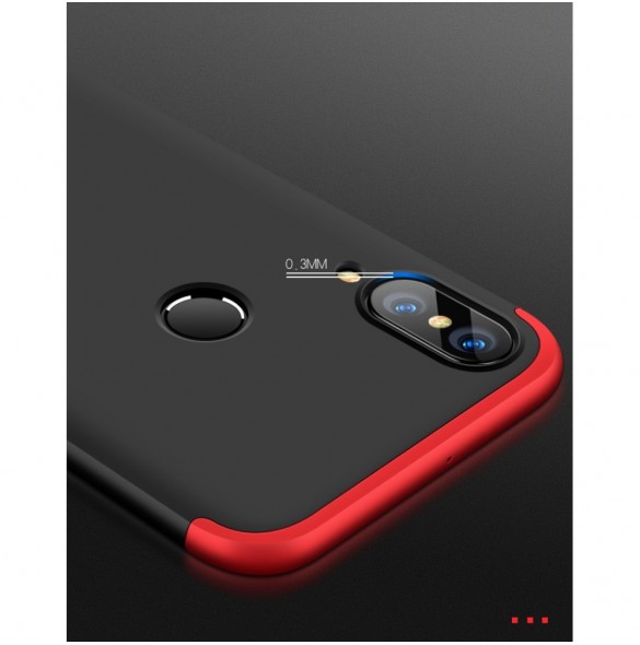 JollyFX Mate PC Skal till Huawei nova 3 - Svart / Röd