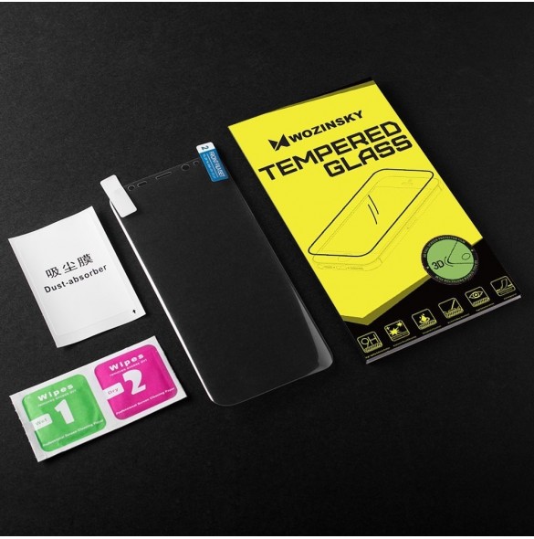 Wozinsky 3D Screen Protector Film Full Coveraged skärmskydd full täckning med ramsväska vänlig för Xiaomi Mi Note 10 Pro - 2pcs