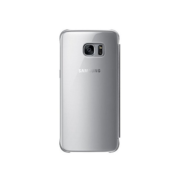 Samsung EF-ZG935CSE Clear View Cover Skal till Samsung Galaxy S7 Edge - Silver