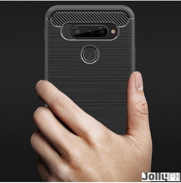 Svart och väldigt snyggt omslag LG K50s.