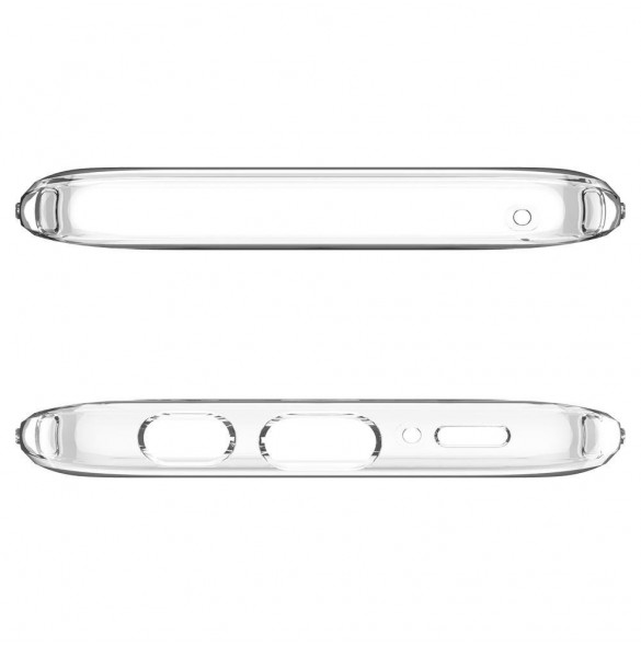 Spigen Liquid Glitter Crystal fallet täcker Samsung Galaxy S9 Plus G965 - Genomskinlig