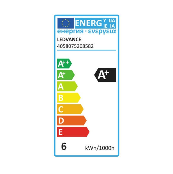 Up to 80% less energy consumption compared to halogen lamps