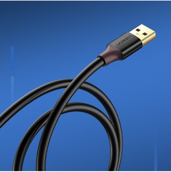 Ugreen USB 3.0 (hona) - USB 3.0 (hane) kabel förlängningssladd 1 m - Svart (10368) Ex-display