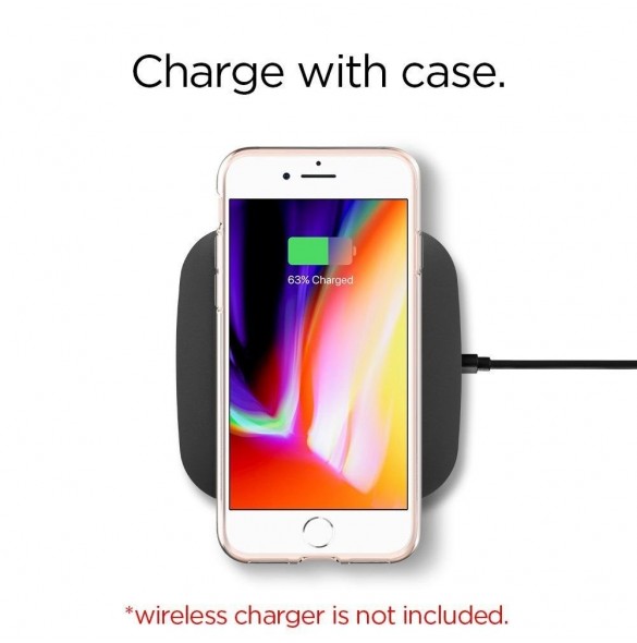 Spigen Liquid Crystal fallet täcker iPhone 8 Plus / 7 Plus - Genomskinlig