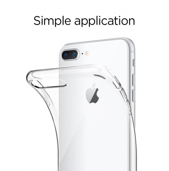 Spigen Liquid Crystal fallet täcker iPhone 8 Plus / 7 Plus - Genomskinlig