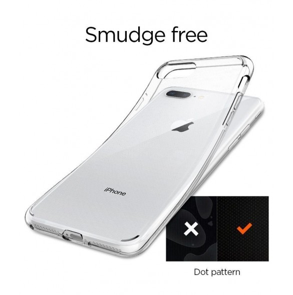 Spigen Liquid Crystal fallet täcker iPhone 8 Plus / 7 Plus - Genomskinlig