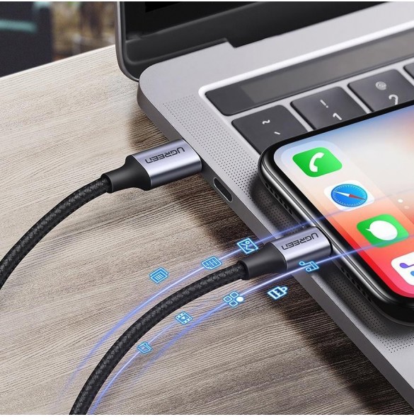 Anslutningstyp: Lightning (hane), USB-typ C (hane)