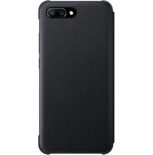 Huawei 51992478 S-View Case Vikbart Fodral Till Huawei Honor 10 - Svart