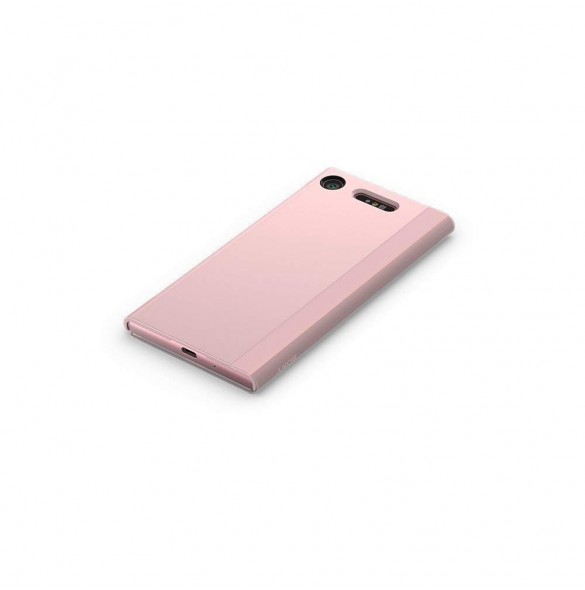 Sony Style Cover Stand SCTG50 Vikbart fodral för Sony XPERIA XZ1 - Rosa