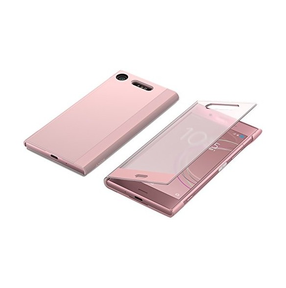 Sony Style Cover Stand SCTG50 Vikbart fodral för Sony XPERIA XZ1 - Rosa