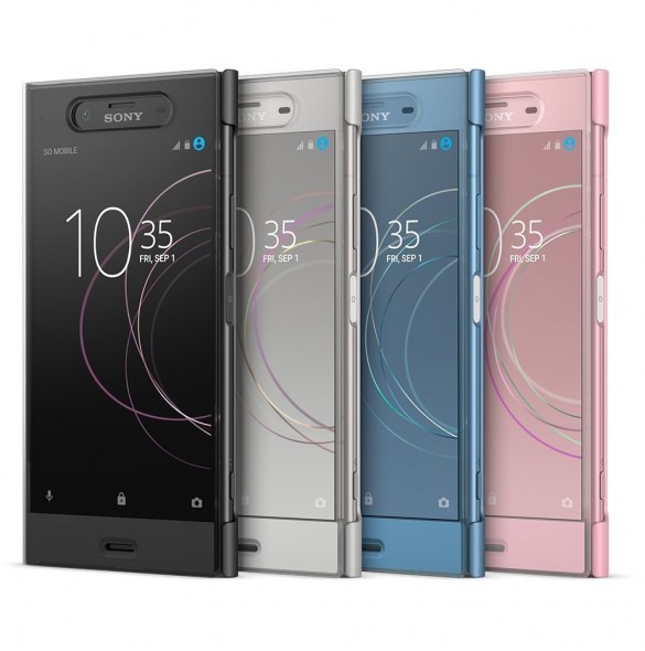 Sony Style Cover Stand SCTG50 Vikbart fodral för Sony XPERIA XZ1 - Silver