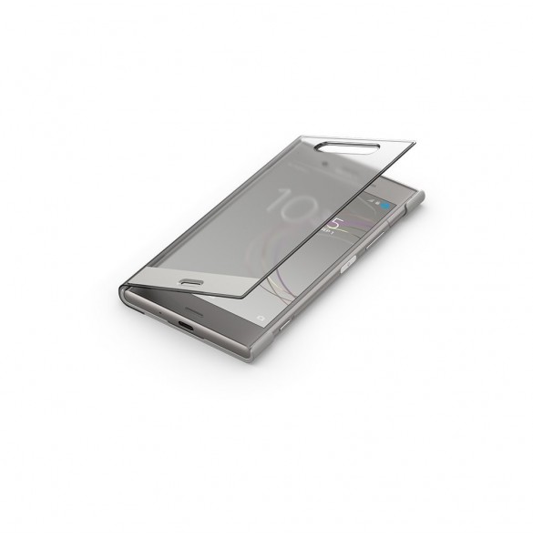Sony Style Cover Stand SCTG50 Vikbart fodral för Sony XPERIA XZ1 - Silver