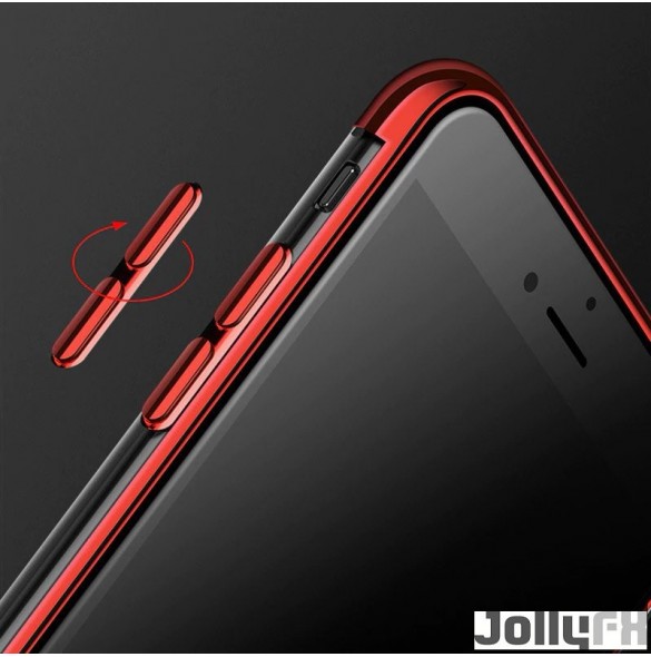 Rött och väldigt snyggt omslag iPhone 8 Plus / iPhone 7 Plus.