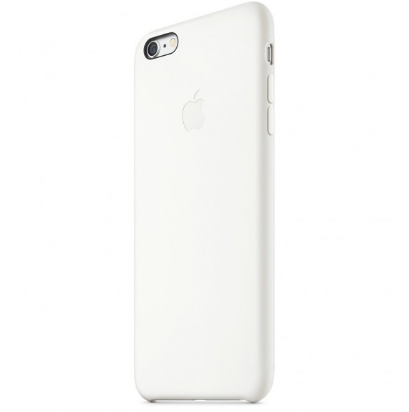 Apple Silicone Case till iPhone 6 Plus - Vit (MGRF2ZM/A)