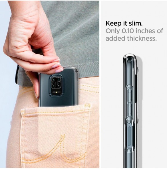 Xiaomi Redmi Note 9S / 9 Pro / 9 Pro Max och väldigt snyggt skydd från Spigen.