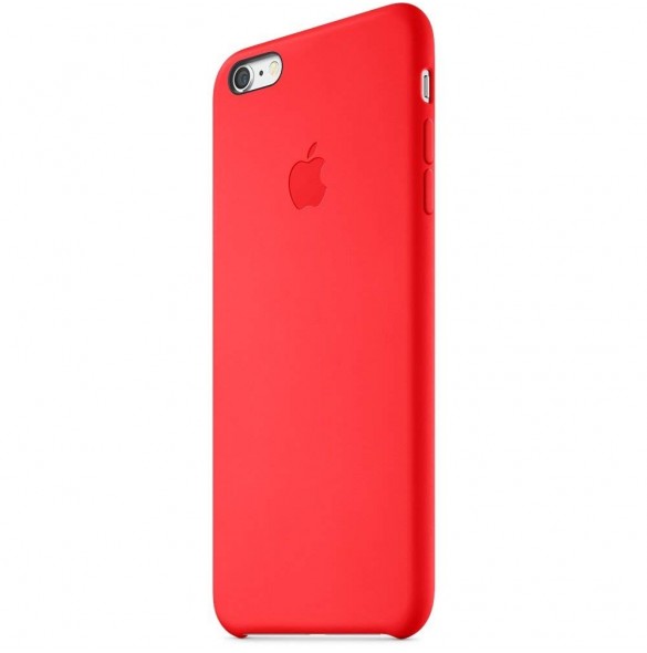 Apple MGRG2ZM/A Silicone Case till iPhone 6 Plus - Röd