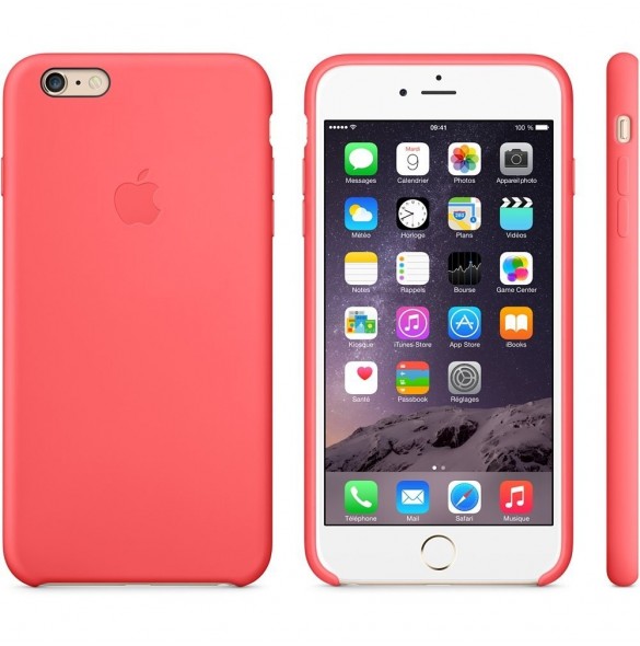 Apple MGXW2ZM/A Silicone Case till iPhone 6 Plus - Rosa
