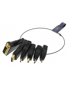 DVI hane till HDMI (4K / 60Hz) A / F-adapter