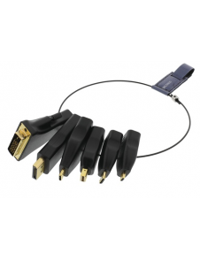 DVI hane till HDMI (4K / 60Hz) A / F-adapter