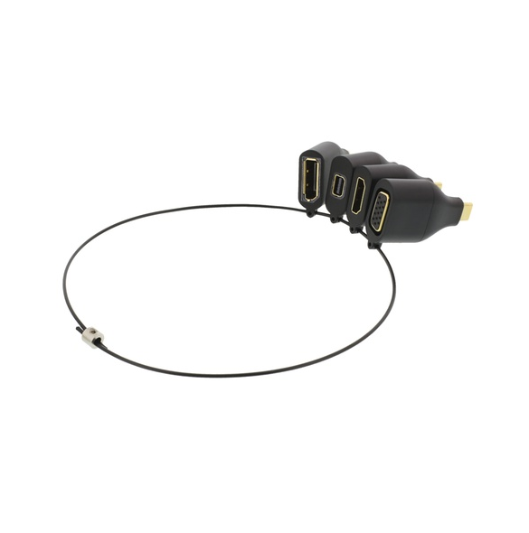 USB-C hane till VGA kvinnlig adapter