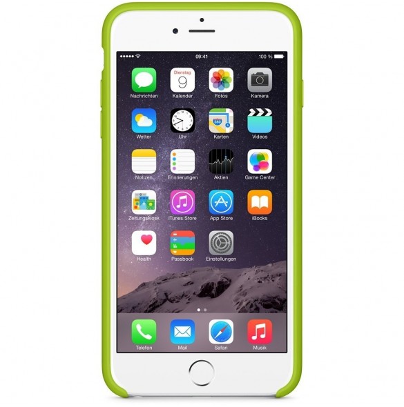 Apple MGXX2ZM/A Silicone Case till iPhone 6 Plus - Grön