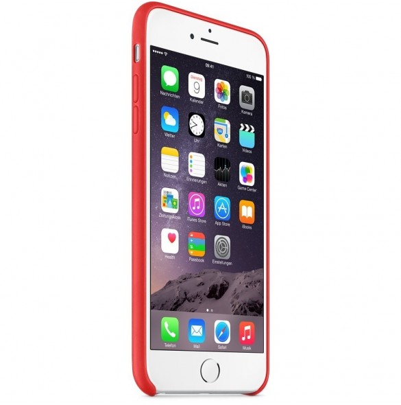 Apple MGQY2ZM/A Leather Case Skal till iPhone 6 Plus - Röd