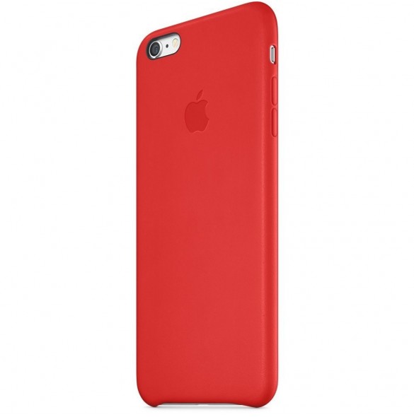 Apple MGQY2ZM/A Leather Case Skal till iPhone 6 Plus - Röd
