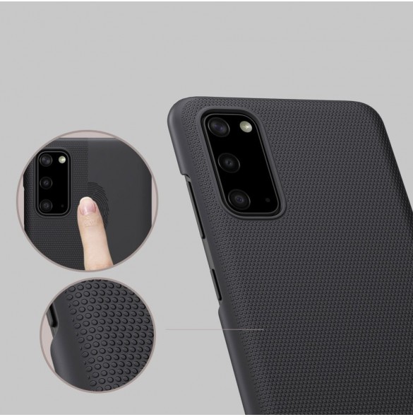 Ett elegant fodral för Med det här omslaget kommer du att vara lugn mot Samsung Galaxy S20.