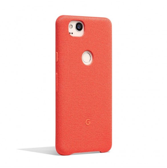 Google GA00162 Case Cover Fabric Skal till Google Pixel 2 - Coral